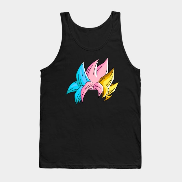 Goku Super Saiyan Mix Tank Top by WilkoKing